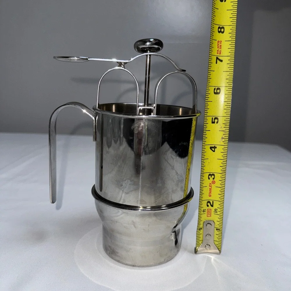 Stainless Steel Pancake Batter Dispenser Cupcake Muffin Squeeze Trigger Tool